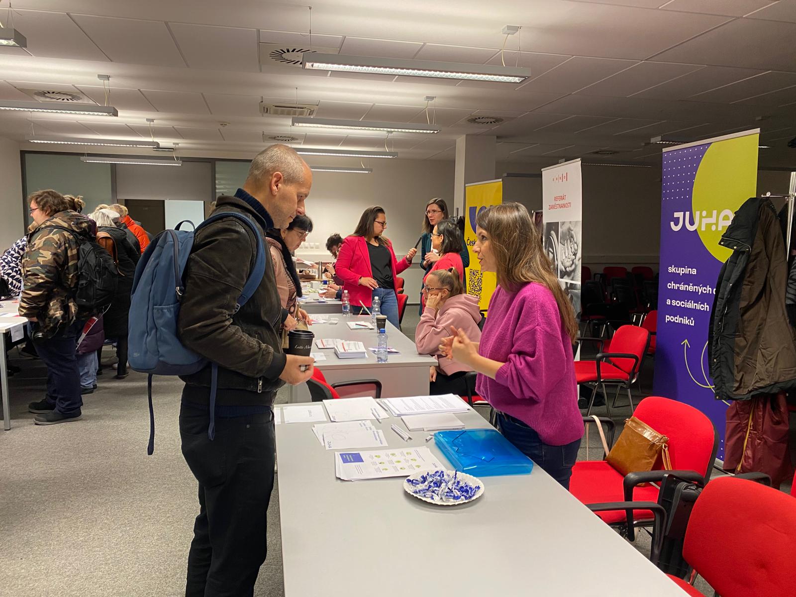 Juha účast na Burze práce