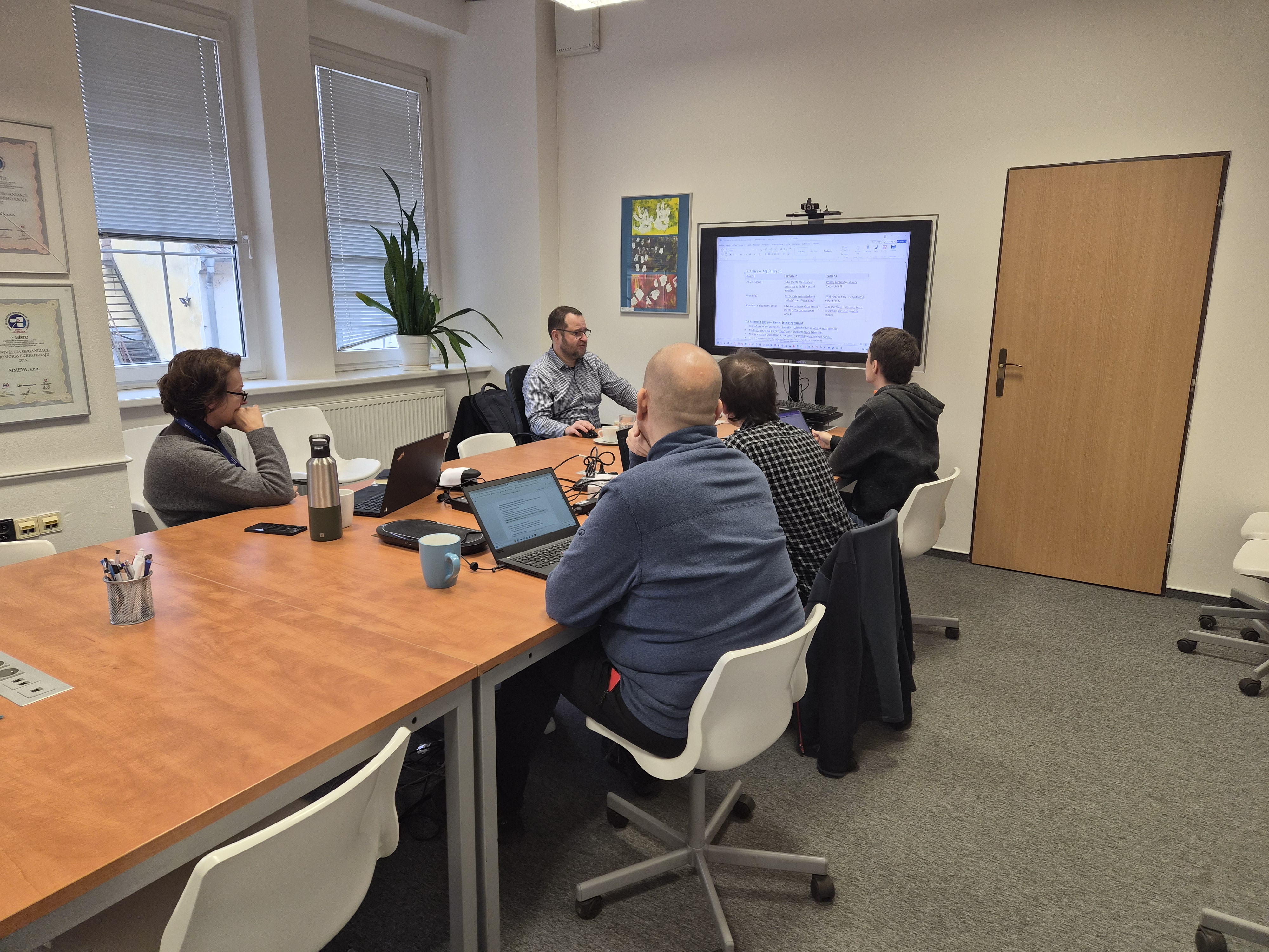 Dnes jsme se zúčastnili školení programu CANVA