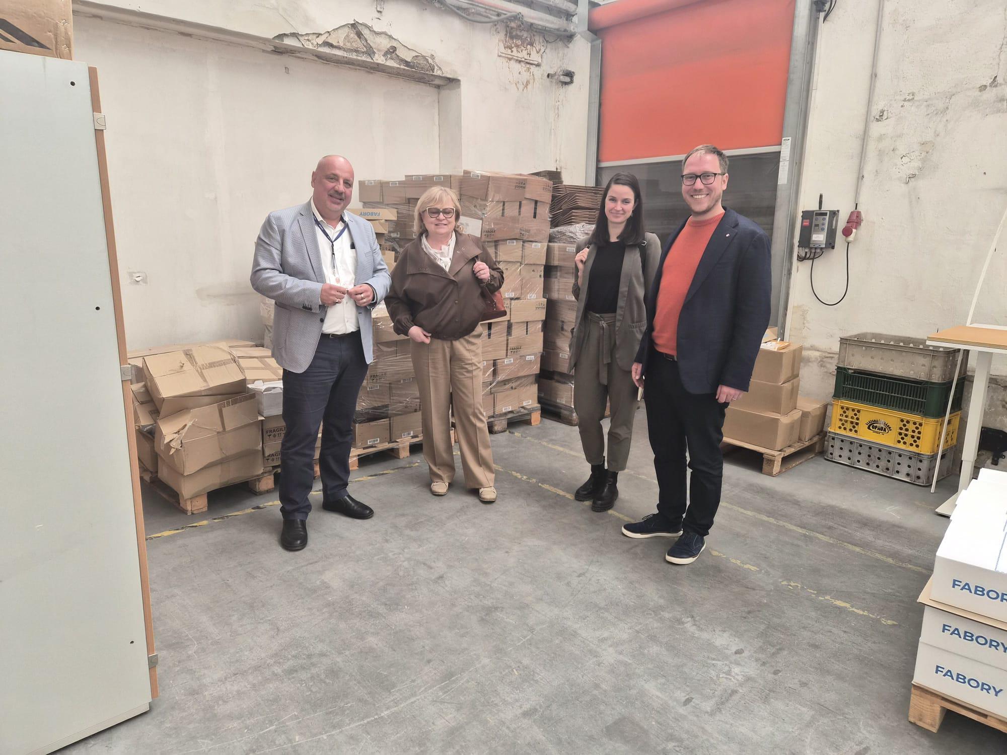 Hned po Velikonocích jsme otevřeli téma rozvoje Nábytkové banky