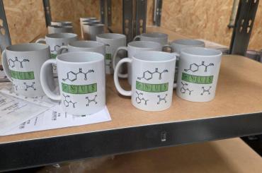 Předvánoční shon v naší chráněné dílně – hrnečky s potiskem i na míru