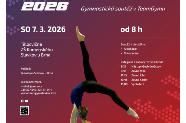 Napoleon Cup 2026: Další ročník oblíbené gymnastické soutěže podpořila i společnost JUHA