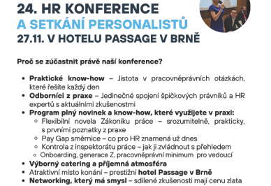 JUHA na 24. ročníku HR konference v Brně