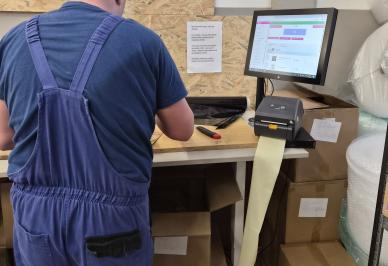 Investice do nové technologie vyskladňování balíčků