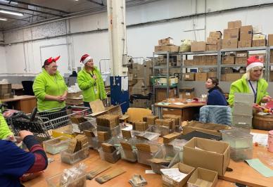 Kolegyně připravily Mikulášskou nadílku pro naše OZP